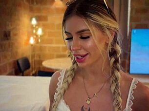 Hey, check out model mis behaviour with new starlet annabella blue climbing to fame through wet blowjob and fucking