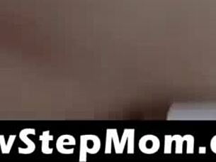 vera king catches him jerking off with her panties and offers to ride his cock - newmomm