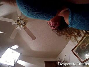 Desperate amateurs Paige and Khandi in hot casting with big tits, creampie, and squirting action.