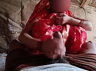 Oh wow, this beautiful Indian bride gets hardcore with her country lover on the ranch!