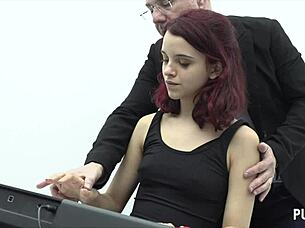 hey skinny student ohana petite, are you dominating and submitting that old teacher?