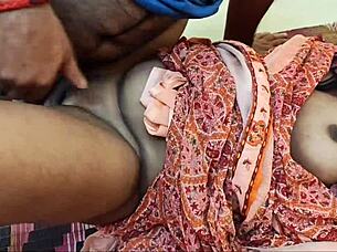 omg huge boobs and big ass desi bhabhi gets stripped and fucked hard 🔥🍑