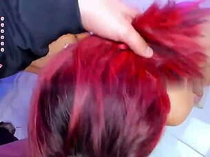 two submissive colombian sluts give sloppy deepthroat blowjobs with face fucking and spitting domination