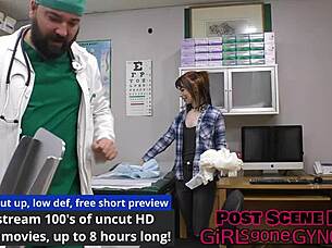 Tampa University Entrance Physical - Ditria Rose Gets Anal Fingering And Spreading