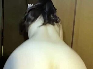 She SITS on DICK and PLAYS with TITS in DORM