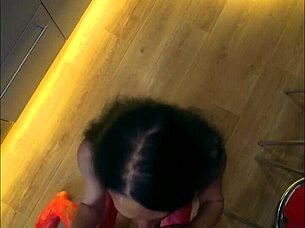 Amateur milf explores sex in kitchen and other home rooms