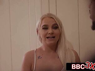 I Feel So Used As Dumb Stripper Slut Gets Rough Black Gang Ass-Fuck