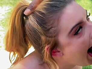 naughty bombshell ivy mayhem gets pool guy ray black to pound her with his huge bbc outdoors