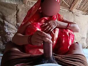 Oh wow, this beautiful Indian bride gets hardcore with her country lover on the ranch!