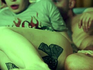 What happens when stepmom shares a bed with her stepson for some naughty fun at night?