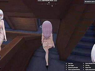 let's talk about secret flasher manaka getting naked in public apartment building