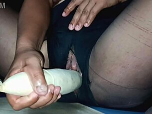 Oh No, My Hand's Stuck in the Kitchen Sink - Help Me Out with Rough Creampie Action!