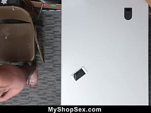 Shoplifting Suspicion Leads To Avi Love Getting Caught And Dominated In Office Encounter