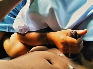 Indonesian Amateur Cumshot Compilation Featuring Girlfriend Handjobs And Massage Moments From Homemade Couple Sessions