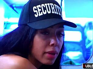 Hey, real babe spends the night in the van for some wild car sex reality fun! 🚐🔥