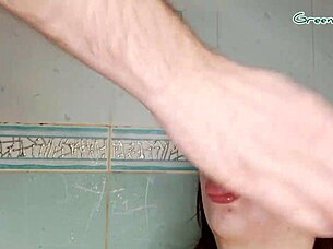 Slut Gets Deep Throat Fucked Roughly With Choking And Cum In Throat Action