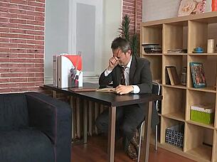 lusty fun awaits this naughty teacher sucking balls to pass exams 😉📚