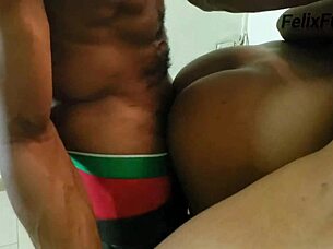 hot threesome action with teen girls in police cell getting wet and wild