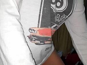 Why does this cute teen model crave riding her English teacher's cock outdoors?