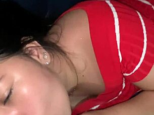 what's my stepmom doing in the kitchen turning me on like this?