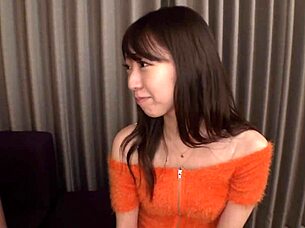 Aspiring Teacher Cute Cool Beauty College Student Haruna in Net Tights Gets Bent Over Cumshot