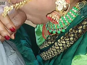 Unexpected Oral Surprise in Exotic Indian Encounter with Close-Up Licking and Handjob Action