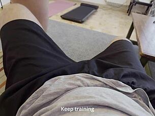 Dream unfolds as guy fucks beautiful milf in the ass with doggystyle creampie and cum swallow