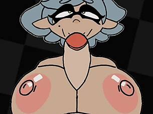 Marie from Splatoon gets banged in parody group action 😏