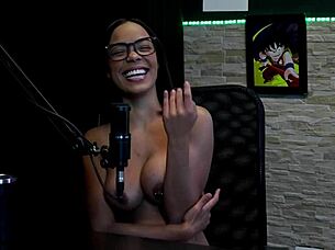 Morena Shows Off Beautiful Tits in See-Through Outfit for Outdoor Fun