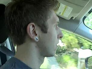 hey, Jessie Andrews enjoys a comfortable moment with her partner in the scene