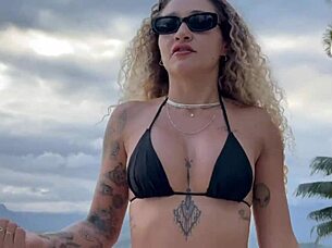 Black Couple Picks Up Unknown Brunette Latina From Beach For Interracial Bisexual Threesome Kissing Adventure At Home