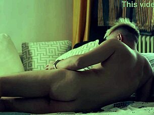 What happens when stepmom shares a bed with her stepson for some naughty fun at night?