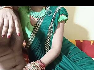 Unexpected Oral Surprise in Exotic Indian Encounter with Close-Up Licking and Handjob Action