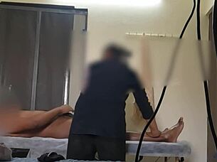 finally this thailand spa lady? she jerked my cock with expert handjob massage skills