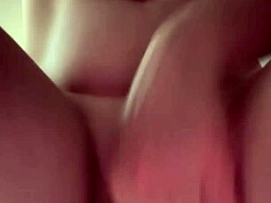 oh yeah, rubbing this fat cock between my juicy lips feels so good.