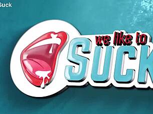 karina grand enjoys sucking cock before that messy facial cumshot in pov style