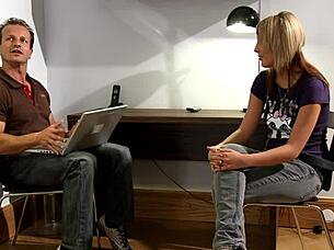 Cora Om takes rough doggystyle pounding on hotel bed until covered in cum