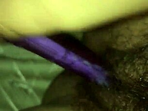 part one of this bbw pounding her hairy pussy with a vibrator 😈🍆