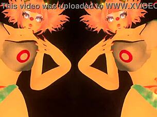 Vtuber Dancing Seductively On Cam With Minnah Mia