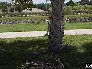 Blonde cutie Molly Cooper takes a thick cock deep in missionary. She spreads eagle for cumshot in mouth.