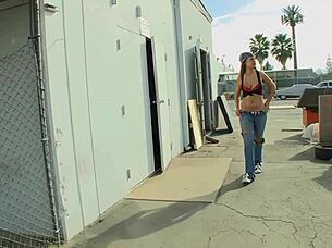 She Craves Raw Fucking In Garage With Random Guy After Ditching Relationship Drama