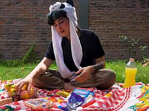 Oh man, I-I love this picnic with all the vomit and barf fetish stuff outdoors... wait, full movie?