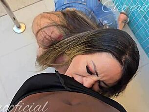 Ah, that thick cock feels amazing bareback, moans muscular Latina milf Cleo Cadillac