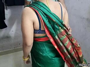 Why not fuck this hot Indian desi bhabhi hard while she's in that sexy pink silky saree?