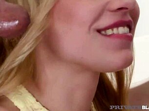 Rebecca Black feels the rush as four black cocks double penetrate her in wild interracial gangbang.