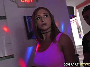 skylar snow takes that big black cock deep in her ass for intense gloryhole anal