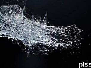 Sultry lesbian nymphos dildo each other wildly. They squirt wet honey pots everywhere in ecstasy.