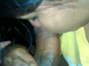 PERUVIAN TEEN AMATEUR SUCKS HUGE COCK WITH INTENSE CUM EXPLOSION