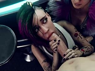 Oh, the Intense Rush of Cyberpunk Cyberfuck Leaves Me Breathless with Desire and Excitement!