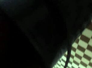 Hey, check out this dirty slutty maid peeing indoors in her lingerie